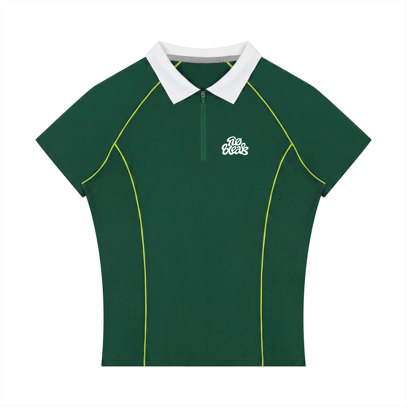 Women’s Slim Fit Quarter-Zip Polo Shirt