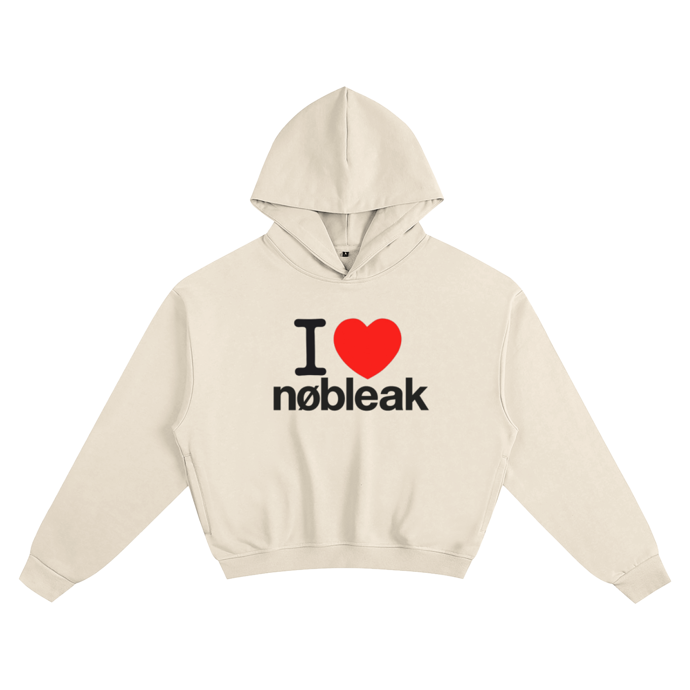 Cotton Cropped Hoodie