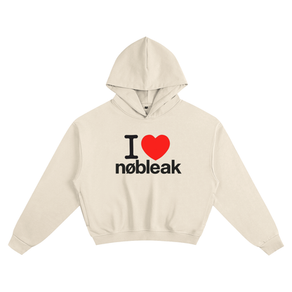 Cotton Cropped Hoodie