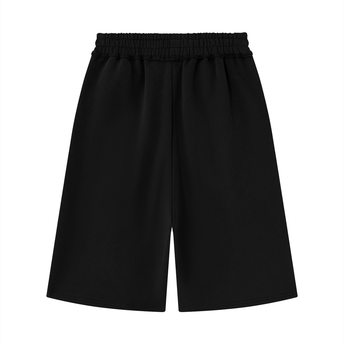 Unisex Raw Edge Fleece Essential Shorts