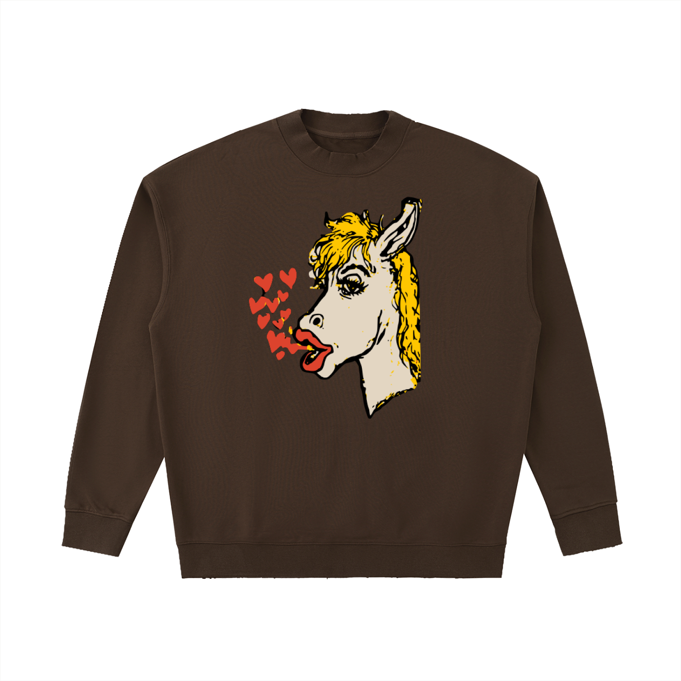 Drop Shoulder Crewneck Sweater