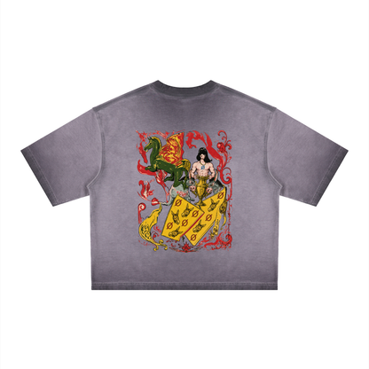 Unisex Reverse Dyed Boxy Street T-Shirt