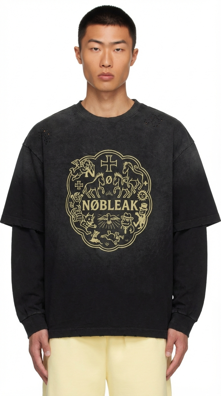 Men's nøbleak Royal Seal Two-Piece T-Shirt