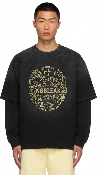 Men's nøbleak Royal Seal Two-Piece T-Shirt
