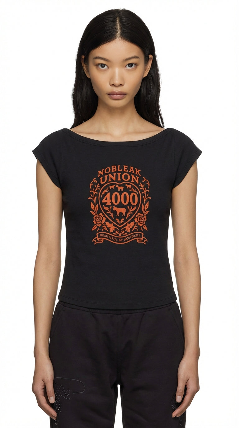 Women's Essential Wide Neck Baby T-shirt