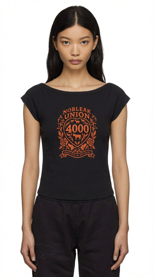 Women's Essential Wide Neck Baby T-shirt