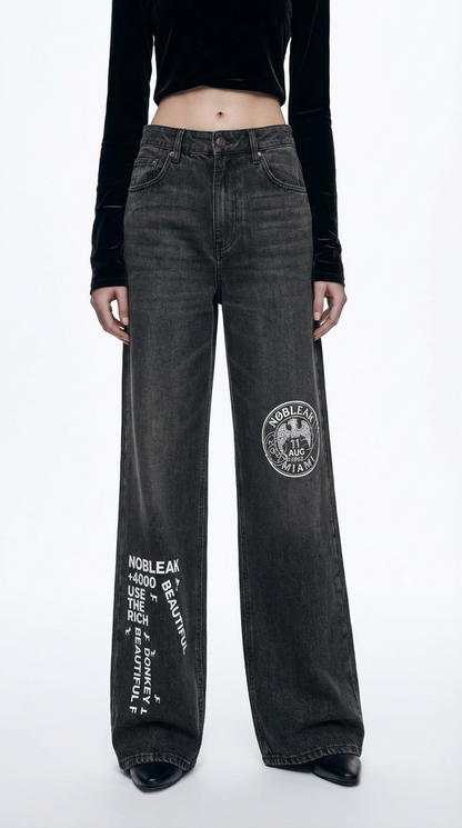 Vintage Wash Heavyweight Denim Jeans