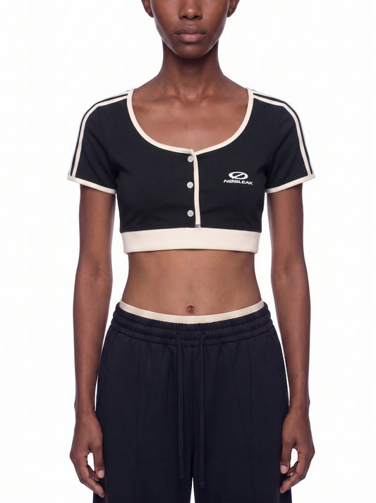 Women’s Ringer Crop Essential T-Shirt