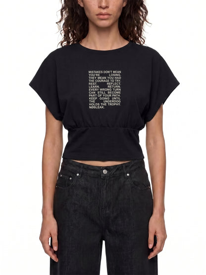 Women’s Crop Dolman Going out T-Shirt
