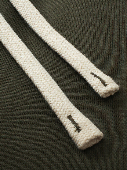 Solid Color Fleece Straight Leg Sweatpants