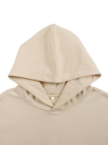 Cotton Cropped Hoodie