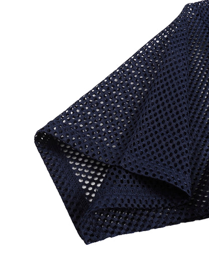 Unisex See-through Boxy Net T-shirt