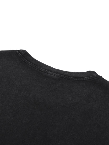 Unisex Snow Washed Raw-Hem Tank Top