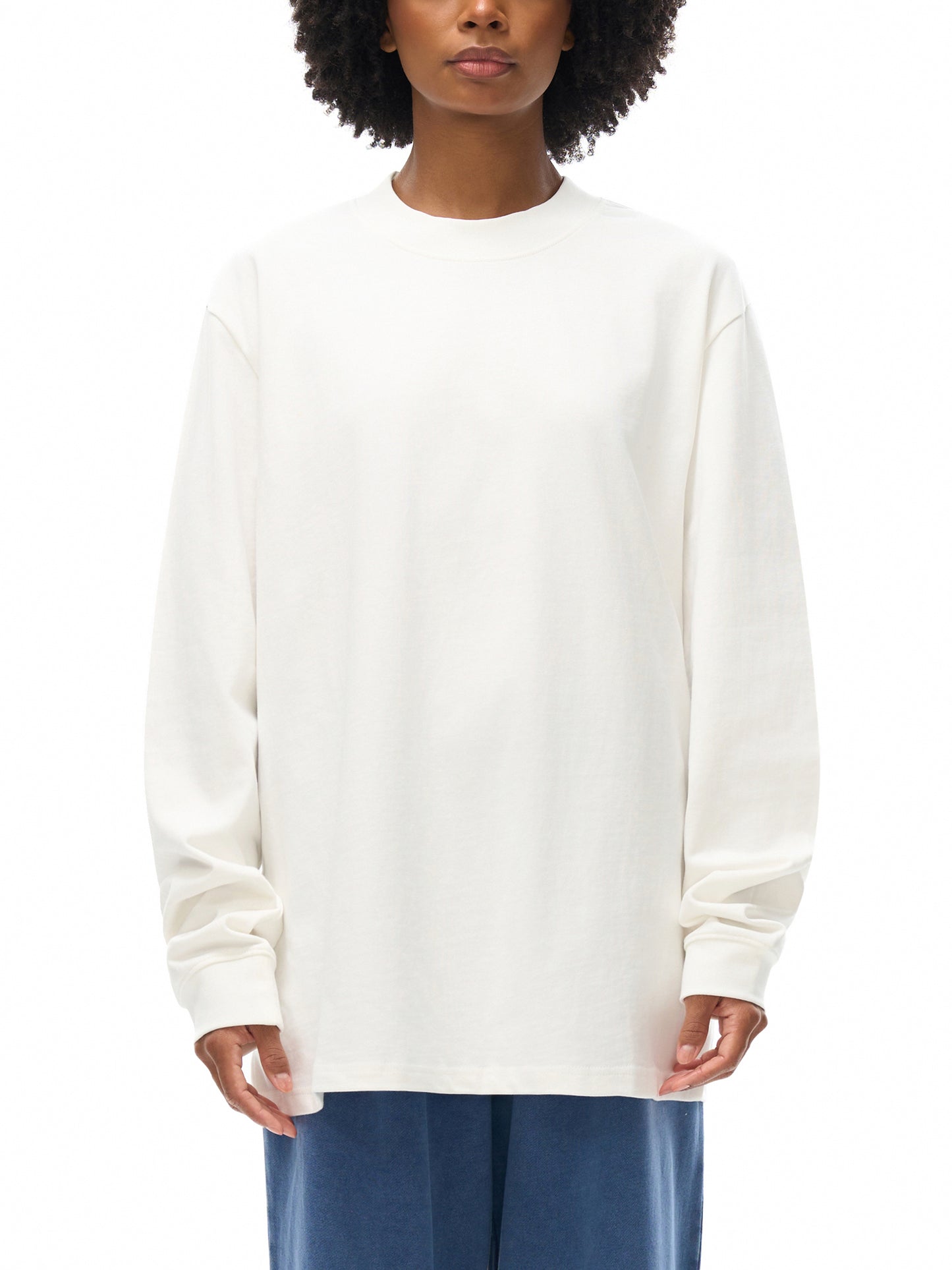 Essential Non-Shrink Mock Neck Sweater