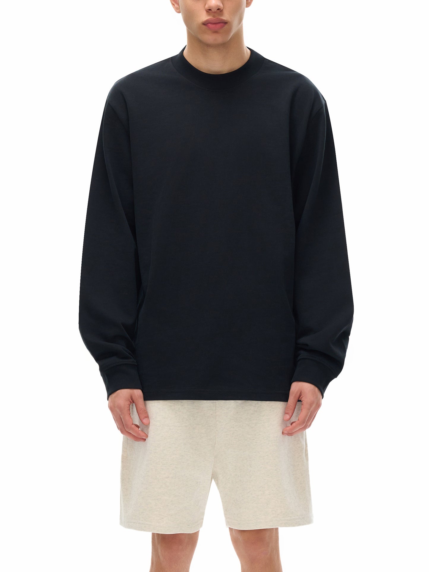 Essential Non-Shrink Mock Neck Sweater