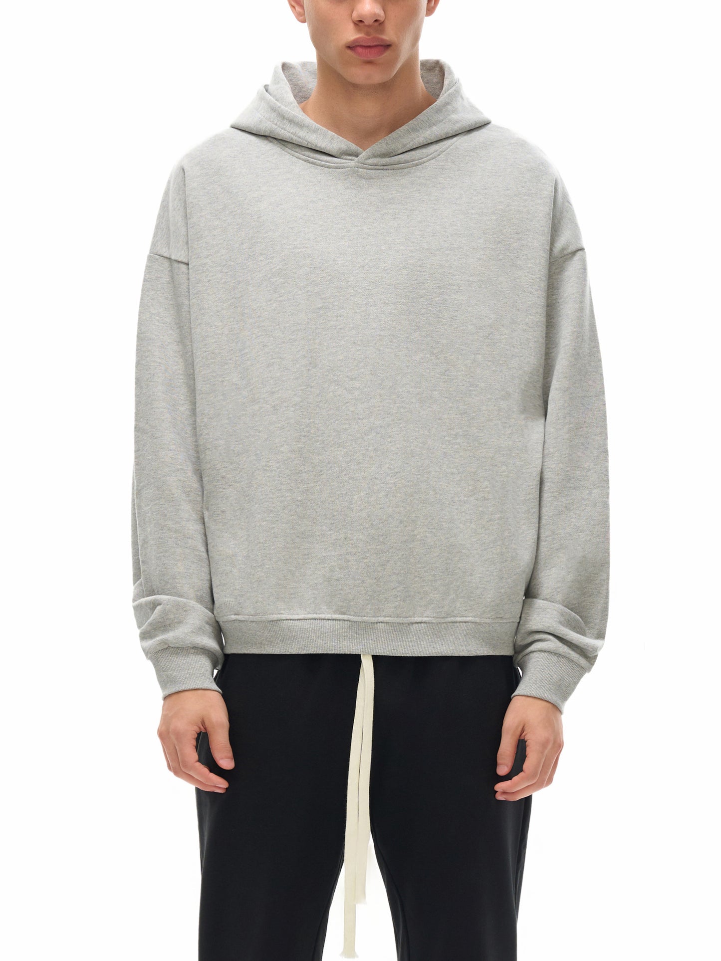 Cotton Cropped Hoodie