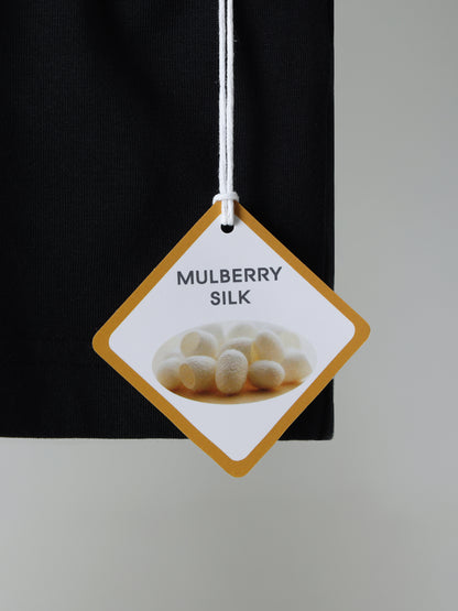 Unisex Essential Mulberry Silk Blend T-Shirt