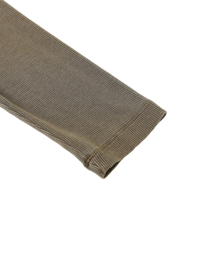 Women's Dyed Washed Raglan Long Sleeve Slim T-Shirt