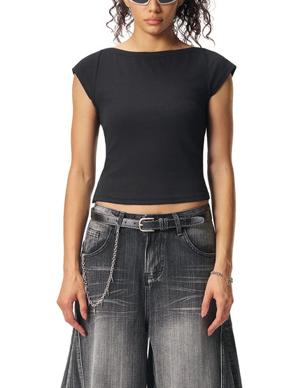 Women's Essential Wide Neck Baby T-shirt