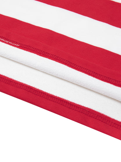 Men's Color Block Stripe Polo Shirt