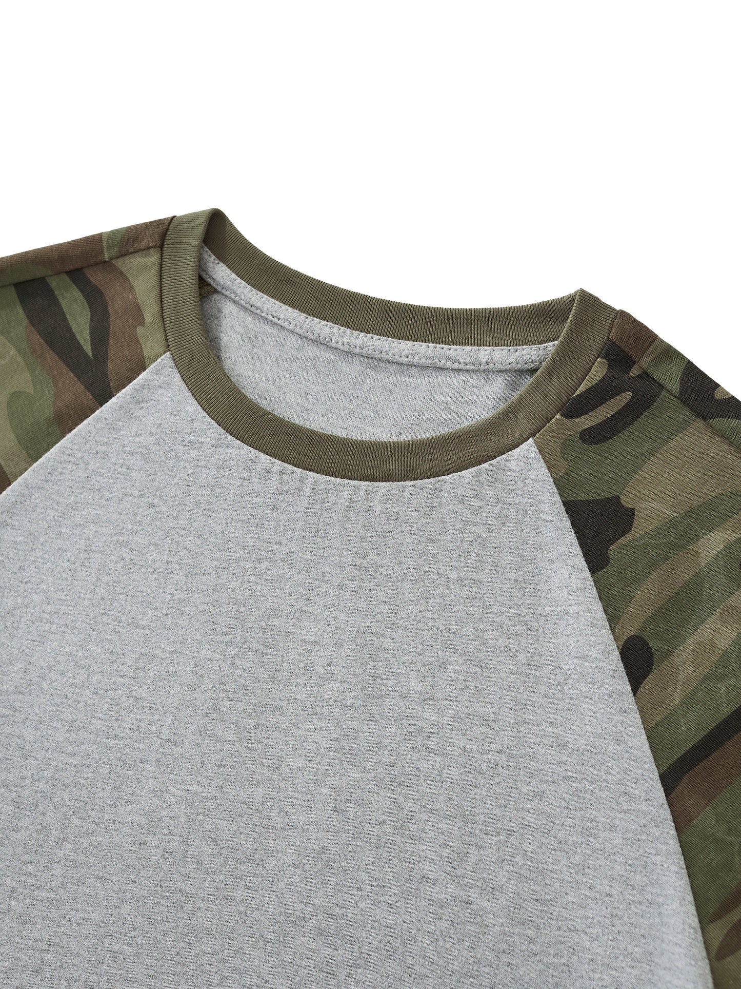 Women’s Camo Raglan Crop T-Shirt
