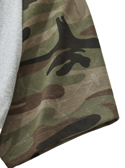 Women’s Camo Raglan Crop T-Shirt