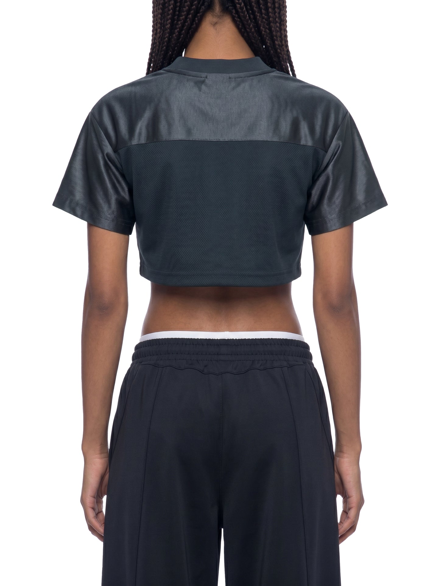 Women’s Cropped Paneled V-Neck Jersey